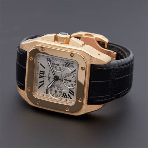 cartier santos misure|cartier santos 100 price list.